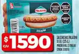 Supermercados DIA Paladini salchichas oferta