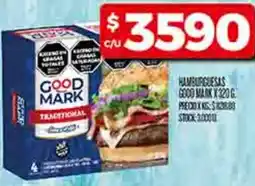 Supermercados DIA Good mark hamburguesas oferta