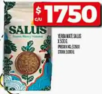 Supermercados DIA Salus yerba mate oferta