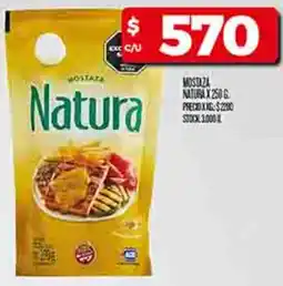 Supermercados DIA Natura mostaza oferta