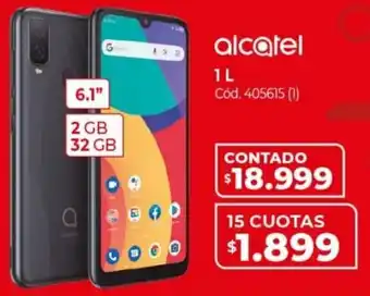 Naldo Lombardi Alcatel 1 L 15 Cuotas oferta