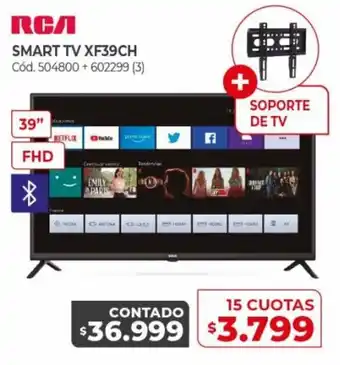 Naldo Lombardi RCA Smart TV XF39CH 15 Cuotas oferta