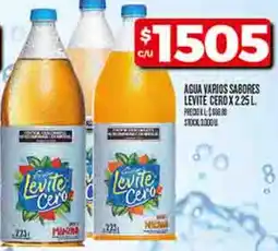 Supermercados DIA Levité cero agua varios sabores oferta