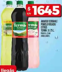 Supermercados DIA Amargo serrano/pomelo rosado/ citrus terma oferta