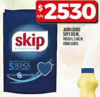 Supermercados DIA Skip jabón líquido oferta