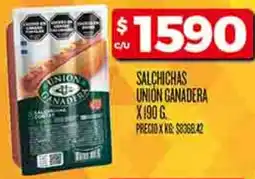 Supermercados DIA Salchichas union ganadera oferta