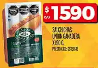 Supermercados DIA Salchichas union ganadera oferta