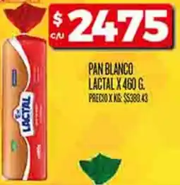 Supermercados DIA Lactal pan blanco oferta