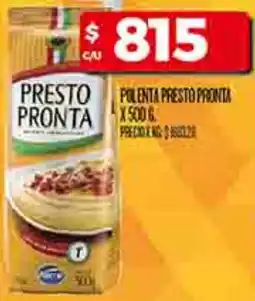 Supermercados DIA Presto pronta polenta oferta