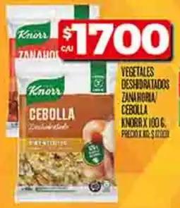 Supermercados DIA Knorr vegetales deshidratados zana hopla cebolla oferta