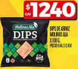 Supermercados DIA Dips de arroz molinos ala oferta