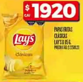 Supermercados DIA Lay's papas fritas clásicas oferta