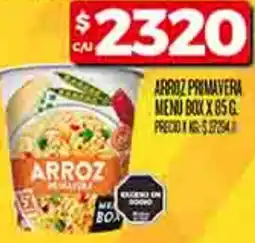 Supermercados DIA Arroz primavera menu box oferta