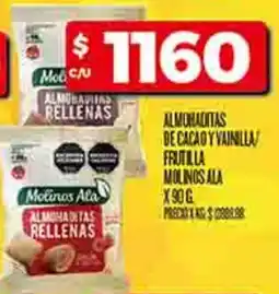 Supermercados DIA Molinos ala almohaditas be cacao y vainilla frutilla oferta