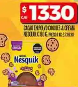 Supermercados DIA Nesquik cacao en polvo cookies&cream oferta