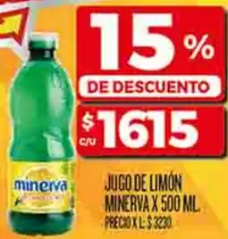 Supermercados DIA Minerva jugo de limón oferta