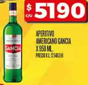 Supermercados DIA Aperitivo americano gancia oferta