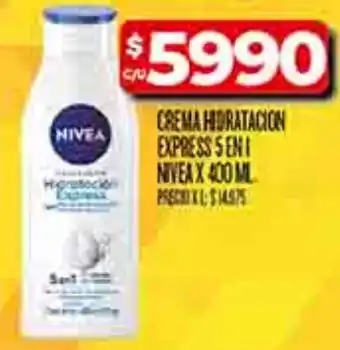 Supermercados DIA Nivea crema horatacion express sent oferta