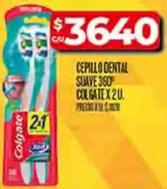 Supermercados DIA Colgate cepillo dental suave 360 oferta