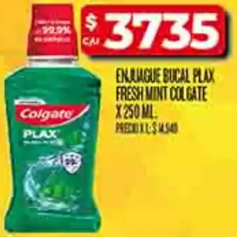 Supermercados DIA Colgate enjuague bucal plax fresh mint oferta