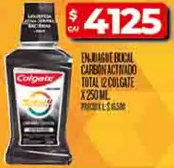 Supermercados DIA Colgate enjuague bucal carbon act nado total 12 oferta