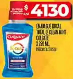 Supermercados DIA Colgate enjua gue bucal total 12 clean mint oferta