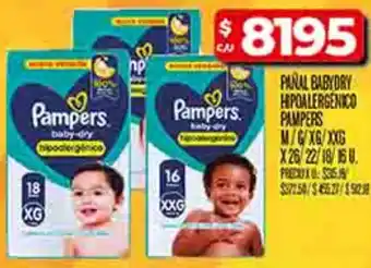 Supermercados DIA Pampers panal babydry hipoalergenico oferta