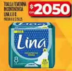 Supermercados DIA Lina toalla femenina incontinencia oferta