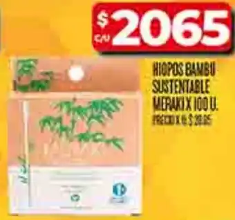 Supermercados DIA Meraki hiopos bambu sustentable oferta