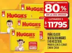 Supermercados DIA Huggies pañal classic oferta