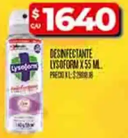 Supermercados DIA Lysoform desinfectante oferta