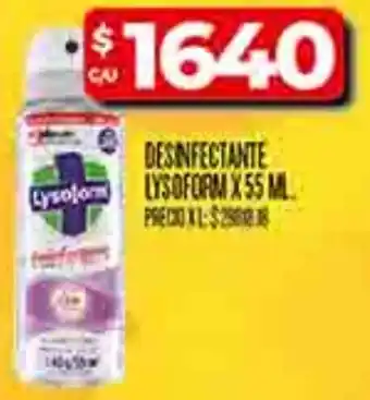 Supermercados DIA Lysoform desinfectante oferta