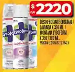 Supermercados DIA Lysoform desinfectante original lavanda oferta