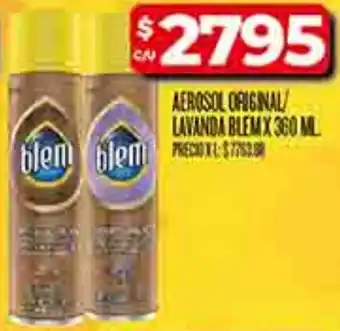 Supermercados DIA blem aerosol original lavanda oferta