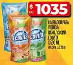 Supermercados DIA Ecovita limpiador para vidrios oferta