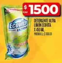 Supermercados DIA Econita detergente ultra limon oferta