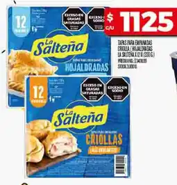 Supermercados DIA La saltena tapas para empanadas criolla/hojaldradas oferta