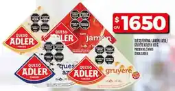 Supermercados DIA Adler queso fontina/jamon/azul/ gruyere oferta