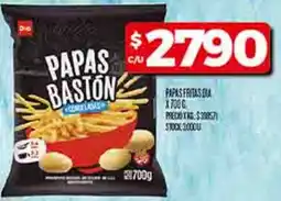 Supermercados DIA Papas fritas dia oferta