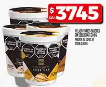 Supermercados DIA Helado varios sabores dia celicious oferta