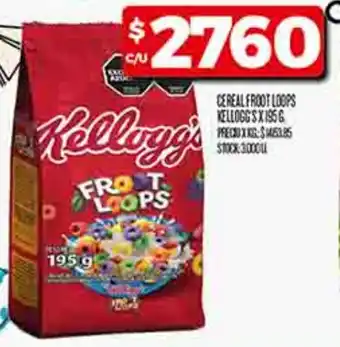 Supermercados DIA Kellogg's froot loops oferta