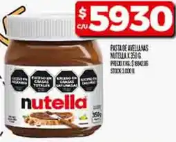 Supermercados DIA Nutella pasta de avellanas oferta