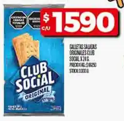 Supermercados DIA Club social galletas saladas originales oferta