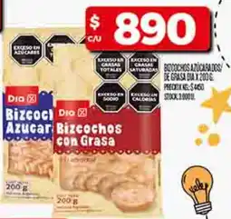 Supermercados DIA Bizcochos con grasa oferta