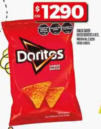 Supermercados DIA Doritos snack sabor queso oferta