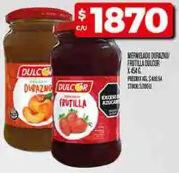 Supermercados DIA Dulcor frutilla mermelado durazno oferta