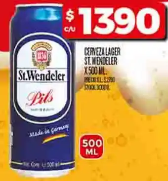 Supermercados DIA St.wendeler cerveza lager oferta