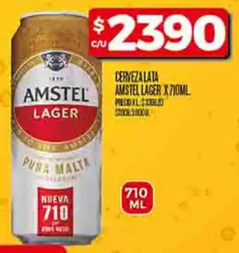 Supermercados DIA Amstel lager cervezalata oferta