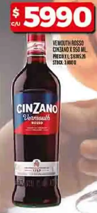 Supermercados DIA Cinzano vemouth rosso oferta