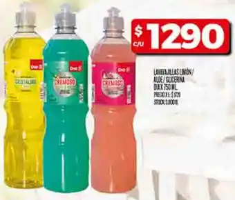 Supermercados DIA Dia lavavajillas limón/ alde/glicerina oferta